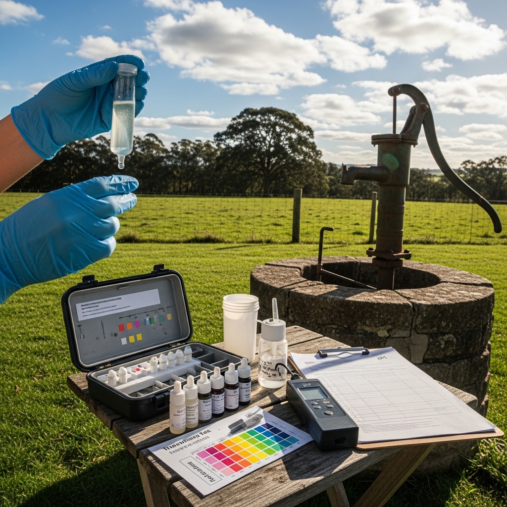 well water testing in rural paths